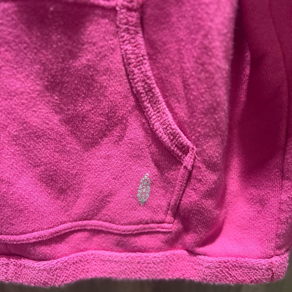 FP Movement by Free People Fuchsia Pink Hoodie women’s Large EUC - Picture 4 of 5